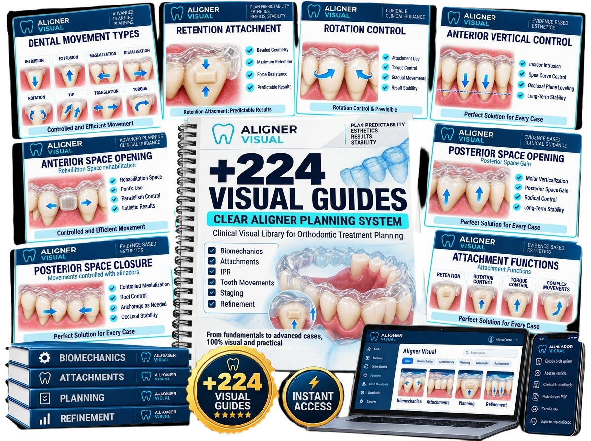 Official Clear Aligner Visual mockup with chairside clinical consultation maps
